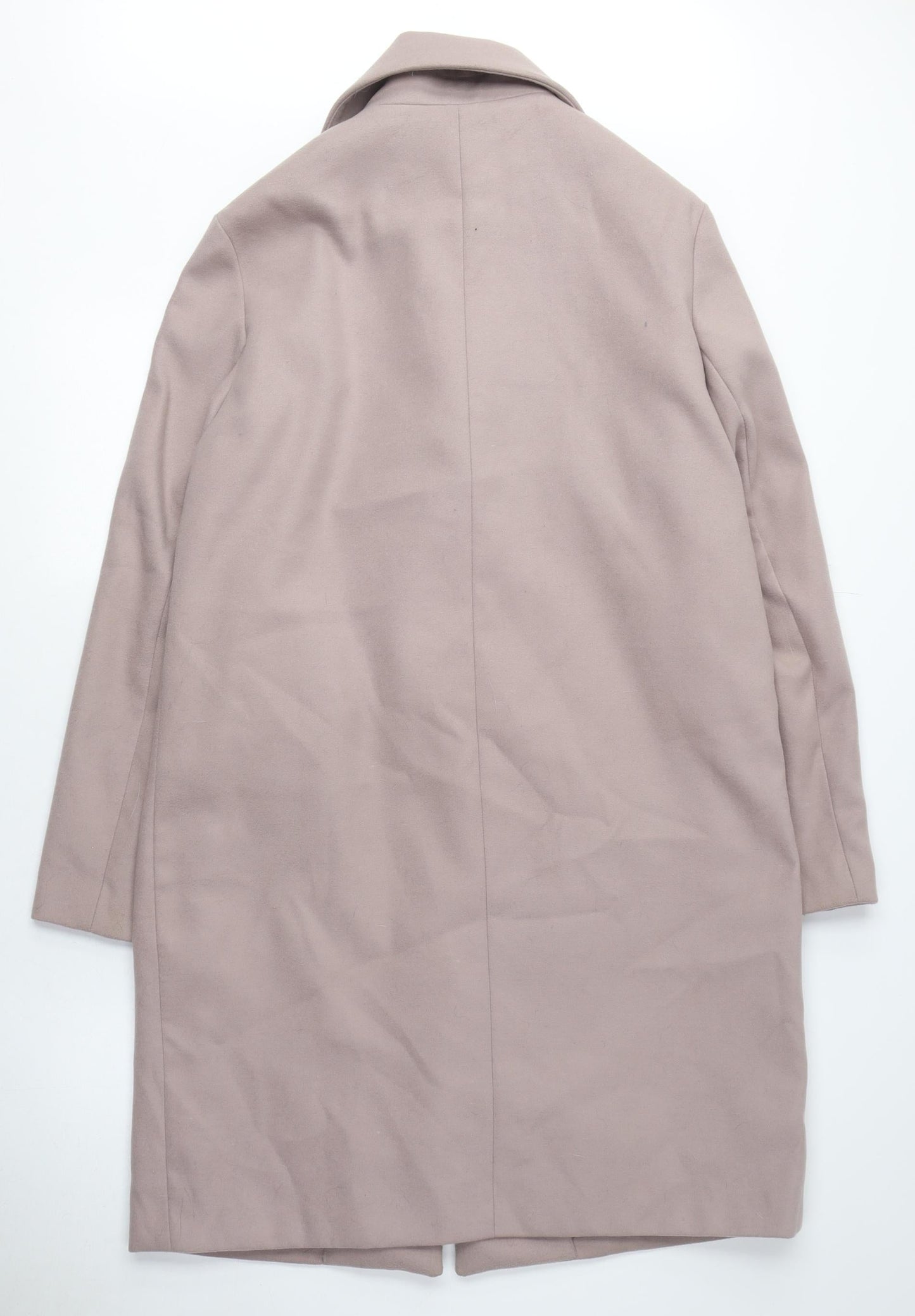 Womens UK Size 10 New Look Beige Overcoat