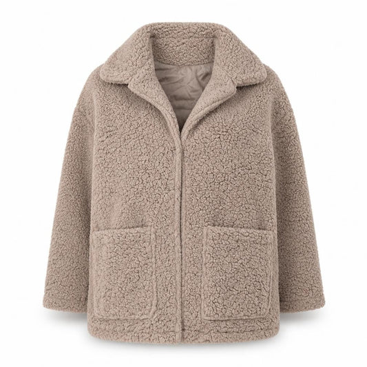 Womens UK Size 10 Brave Soul Beige Puffer Jacket