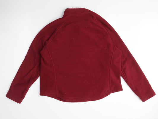 Craghoppers Red Fleece Pullover Unisex Sweatshirt Size 12