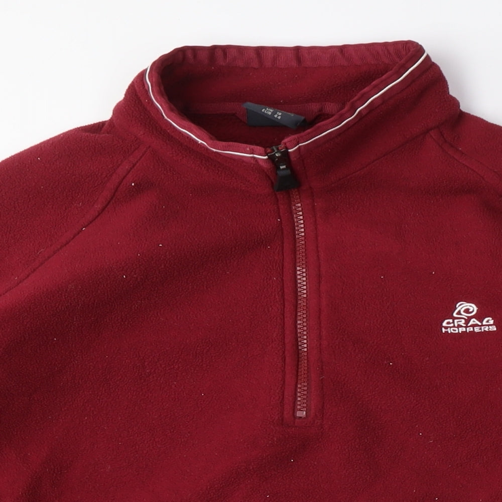 Craghoppers Red Fleece Pullover Unisex Sweatshirt Size 12