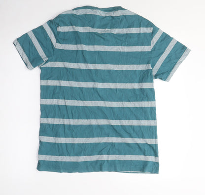 Original Penguin Men's Blue Striped T-Shirt, M