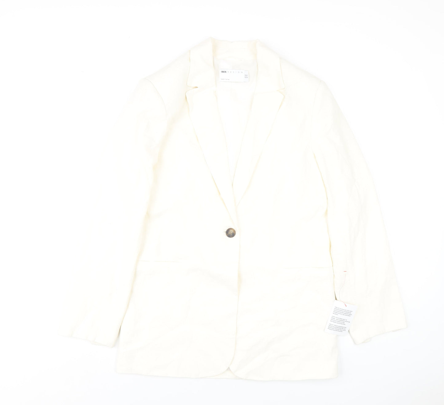 Womens UK Size 10 ASOS Ivory Jacket
