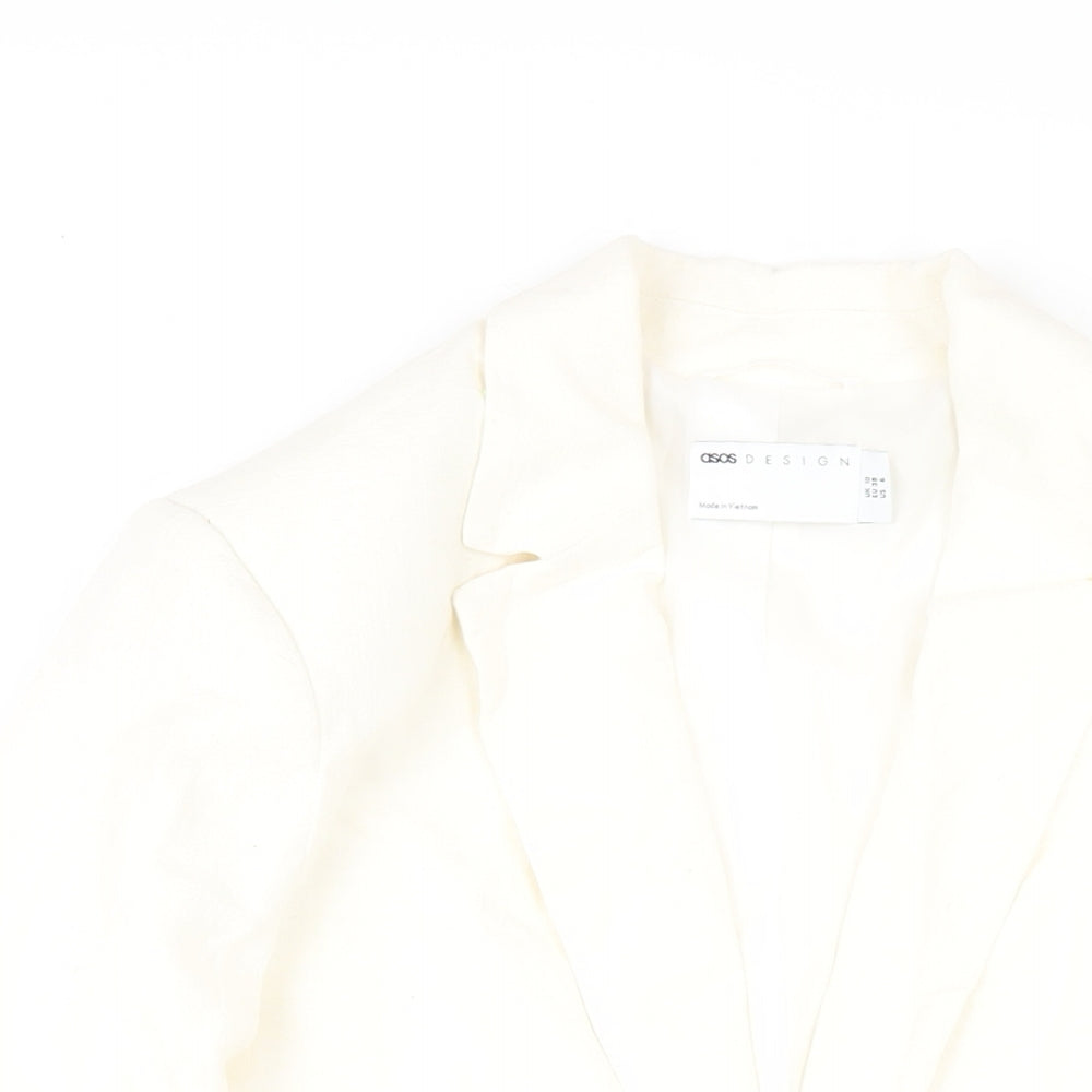 Womens UK Size 10 ASOS Ivory Jacket