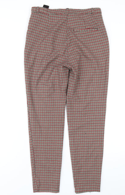Womens UK Size 8 Monki Regular Fit  Red Trousers