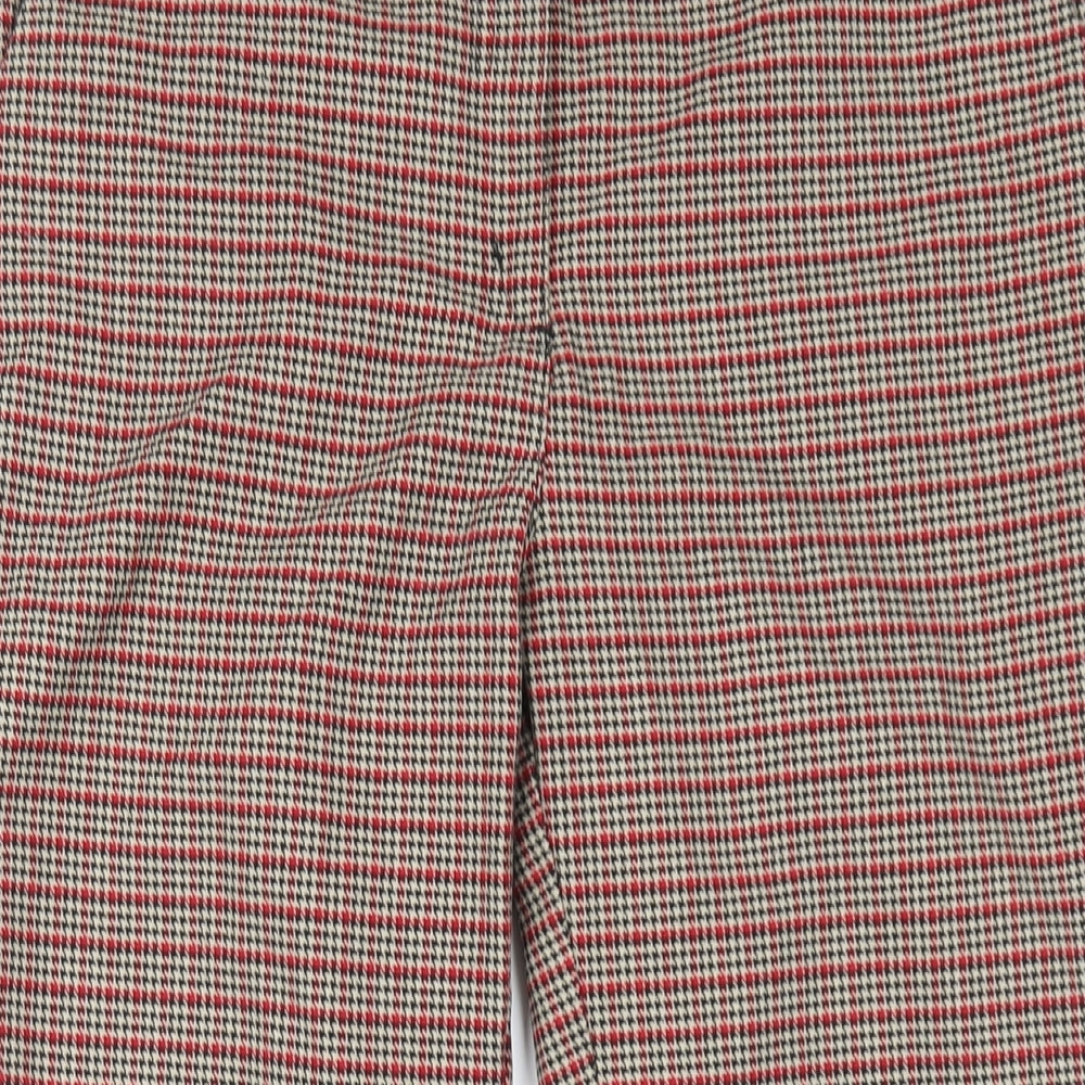 Womens UK Size 8 Monki Regular Fit  Red Trousers