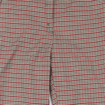 Womens UK Size 8 Monki Regular Fit  Red Trousers