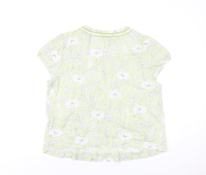 Womens UK Size 14 Maine Green Basic T-Shirt