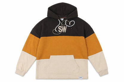 Stay Above World Mens Brown Cotton Pullover Hoodie Size L
