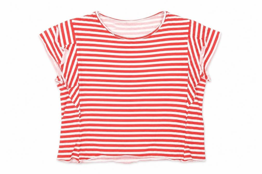 Womens UK Size L Zara Red Basic T-Shirt