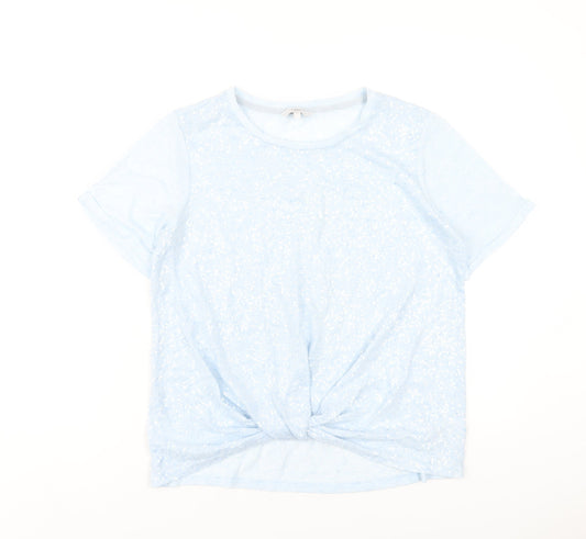 Womens UK Size 12 NEXT Blue Basic T-Shirt