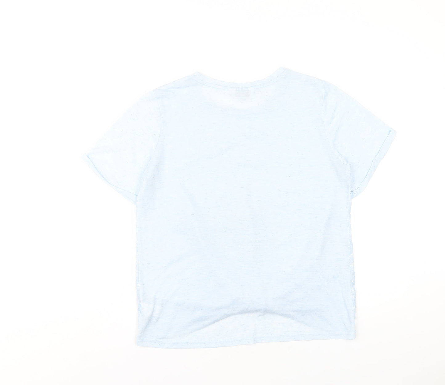 Womens UK Size 12 NEXT Blue Basic T-Shirt