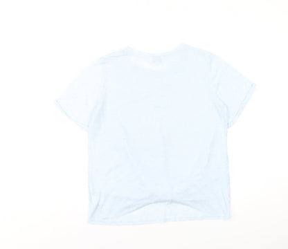 Womens UK Size 12 NEXT Blue Basic T-Shirt