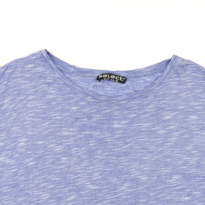 Womens UK Size 10 Select Blue Basic T-Shirt