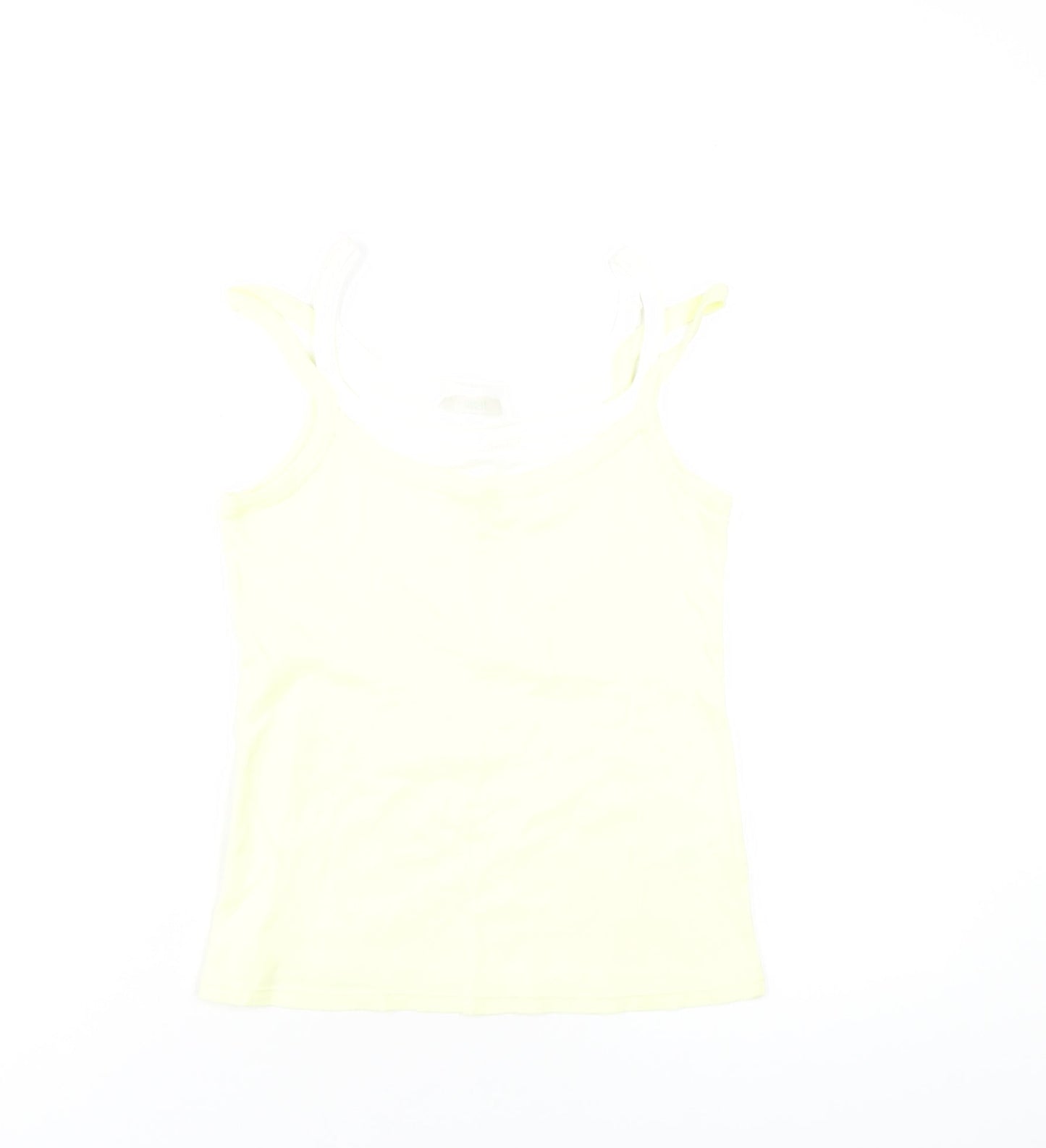 Womens UK Size 10 Marks and Spencer Yellow Camisole Tank