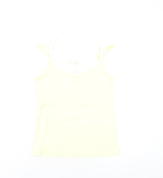 Womens UK Size 10 Marks and Spencer Yellow Camisole Tank