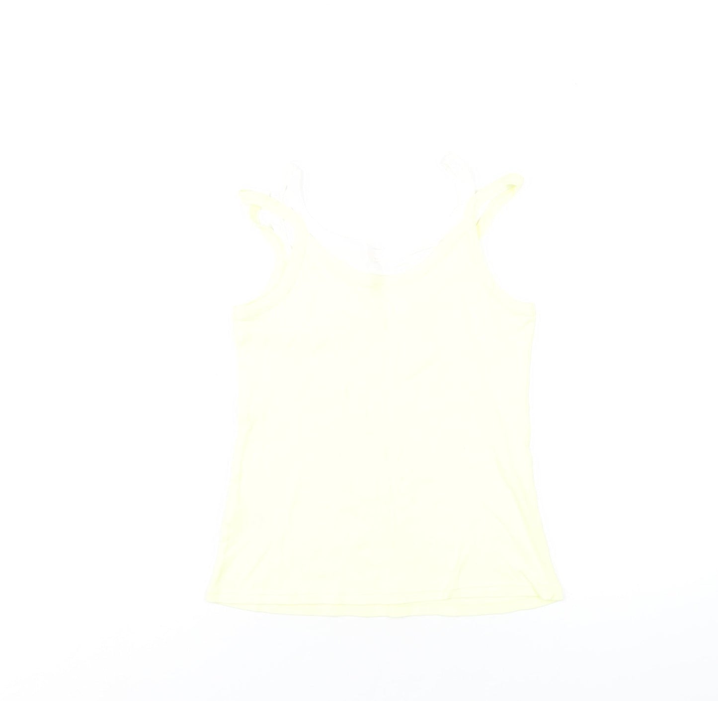 Womens UK Size 10 Marks and Spencer Yellow Camisole Tank