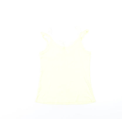 Womens UK Size 10 Marks and Spencer Yellow Camisole Tank
