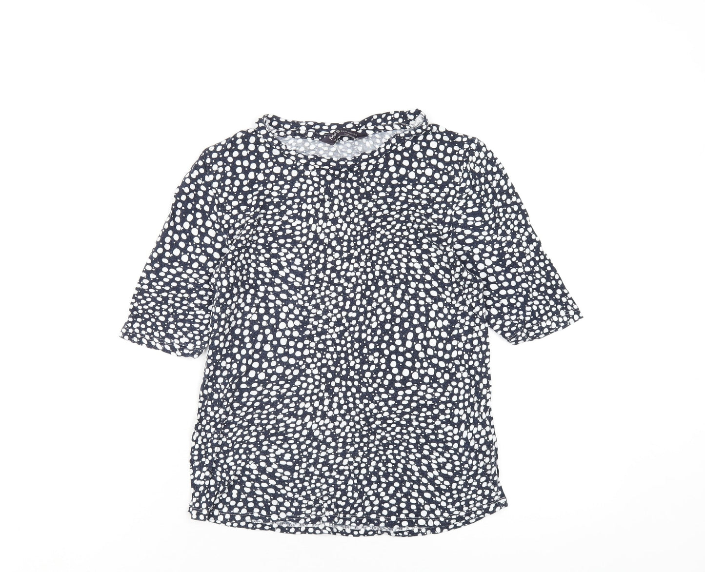 Womens UK Size 10 Marks and Spencer Blue Basic T-Shirt