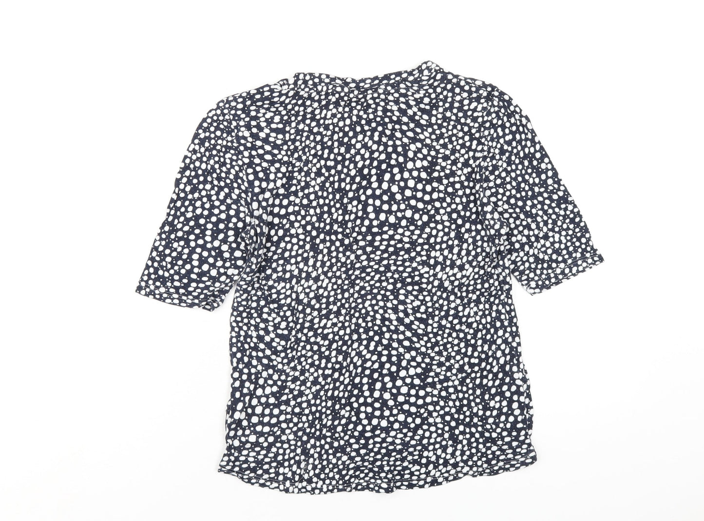 Womens UK Size 10 Marks and Spencer Blue Basic T-Shirt