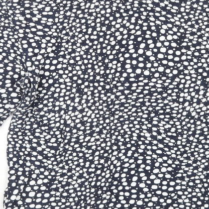 Womens UK Size 10 Marks and Spencer Blue Basic T-Shirt