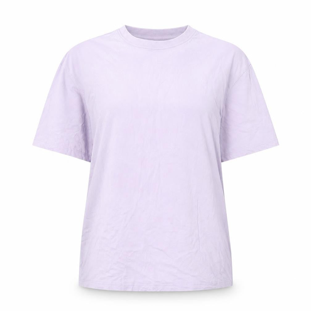 Womens UK Size 14 New Look Purple Basic T-Shirt