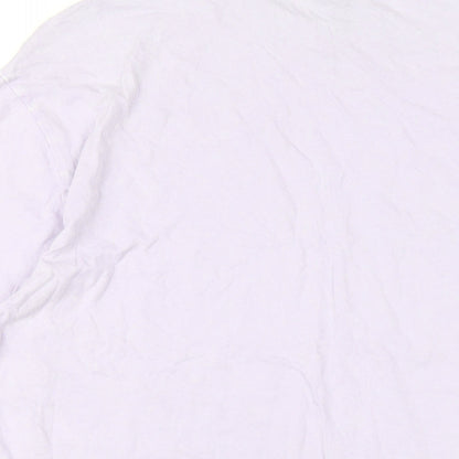 Womens UK Size 14 New Look Purple Basic T-Shirt
