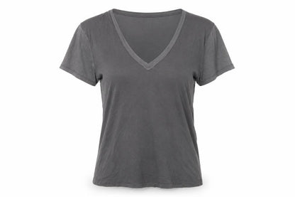 Womens UK Size S Zara Grey Basic T-Shirt