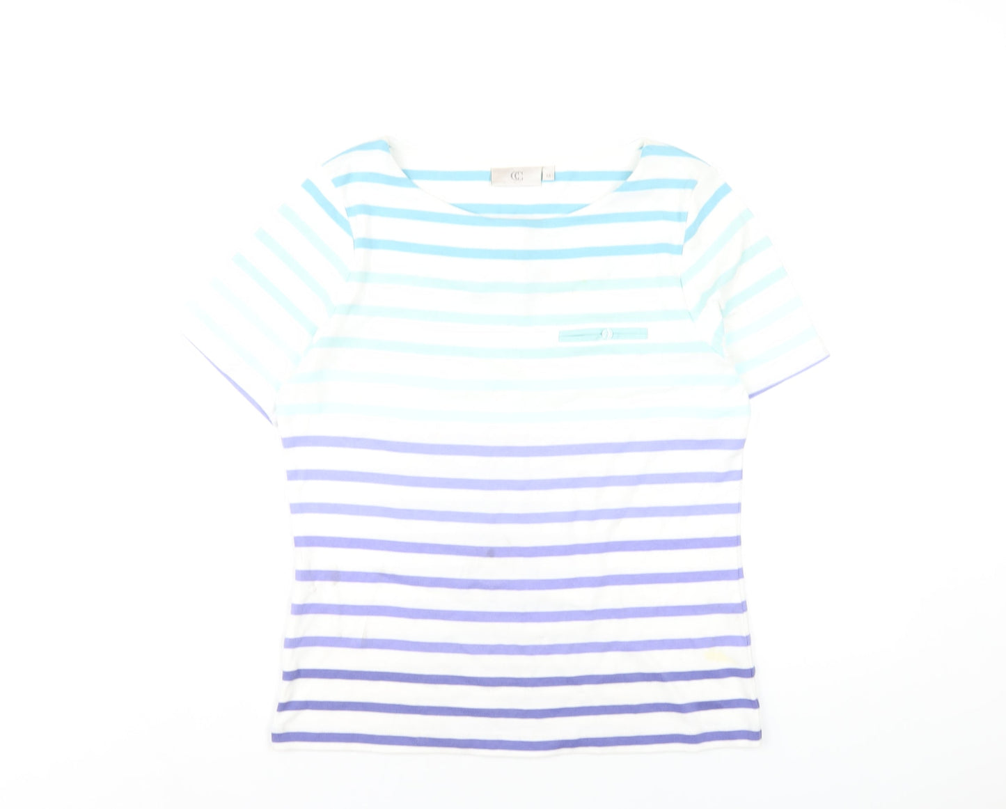 Womens UK Size M CC Multicoloured Basic T-Shirt
