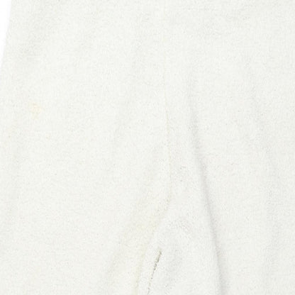 Womens UK Size L H&M Regular Fit Jogger White Trousers