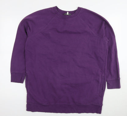 Womens UK Size L NEXT Purple Pullover Sweatshirt