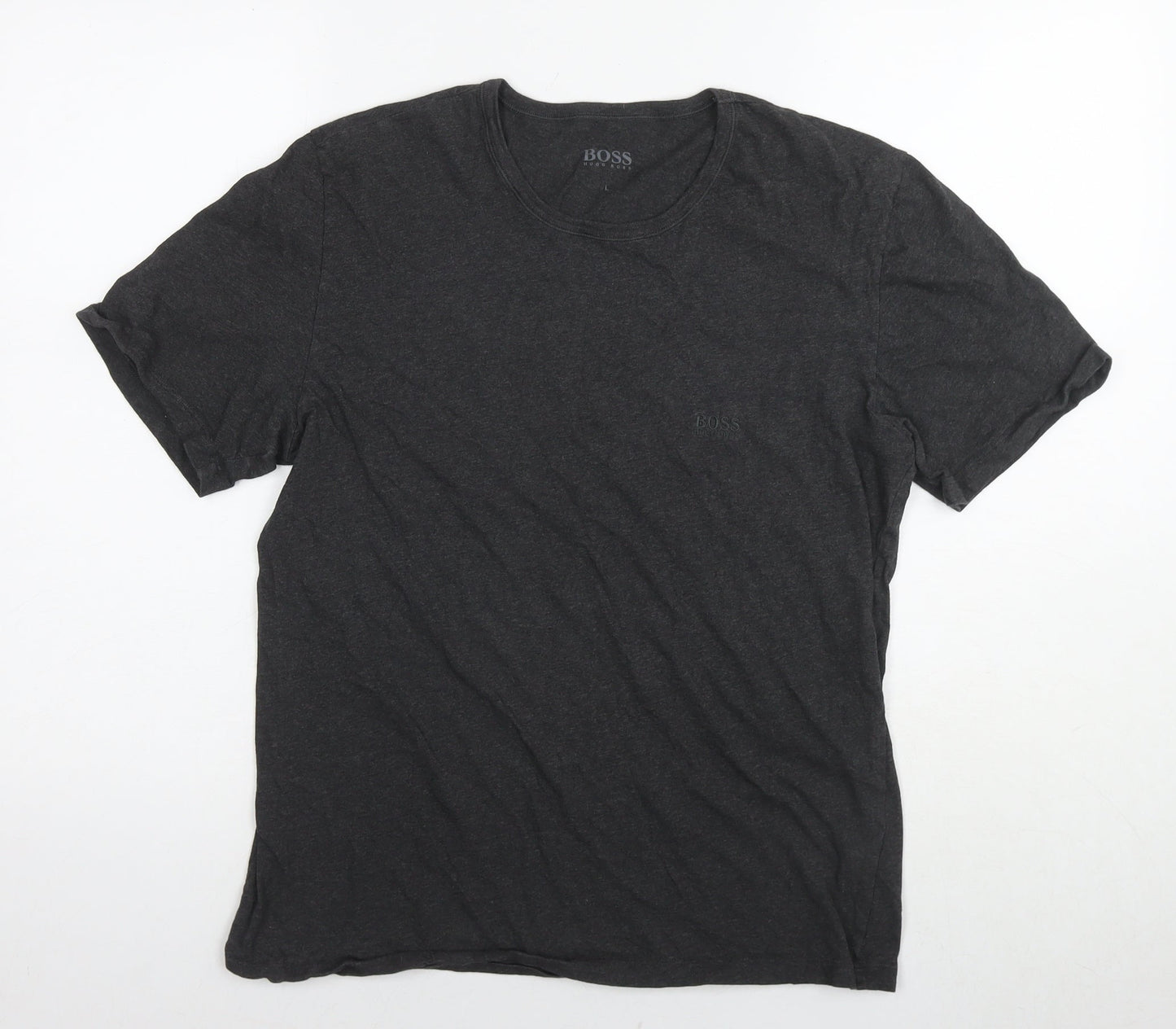 Mens UK Size L Boss Grey  T-Shirt