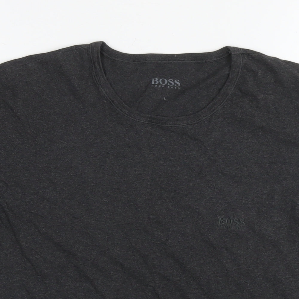 Mens UK Size L Boss Grey  T-Shirt