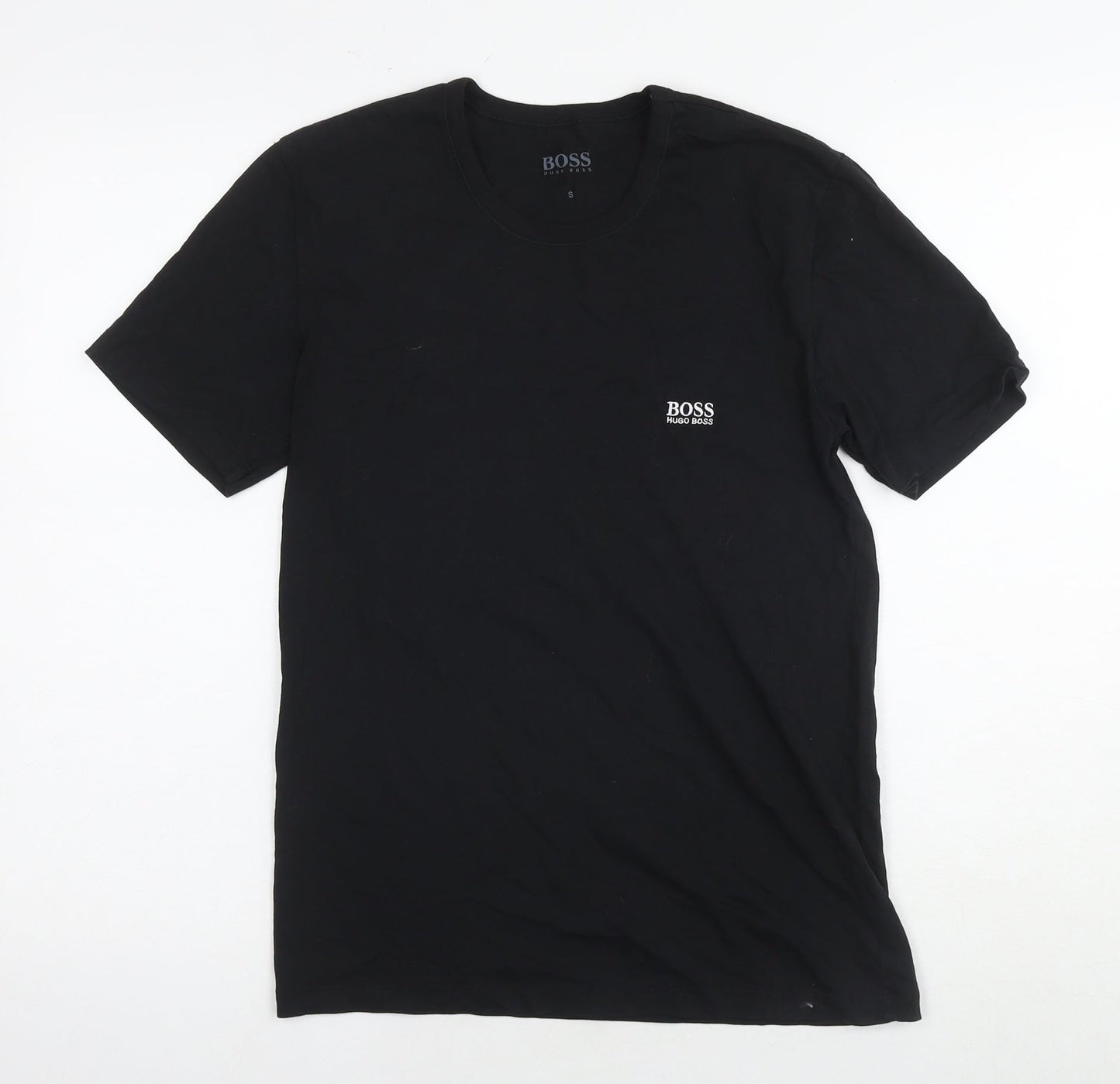 Mens UK Size S Boss Black  T-Shirt