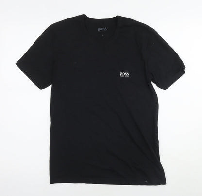 Mens UK Size S Boss Black  T-Shirt