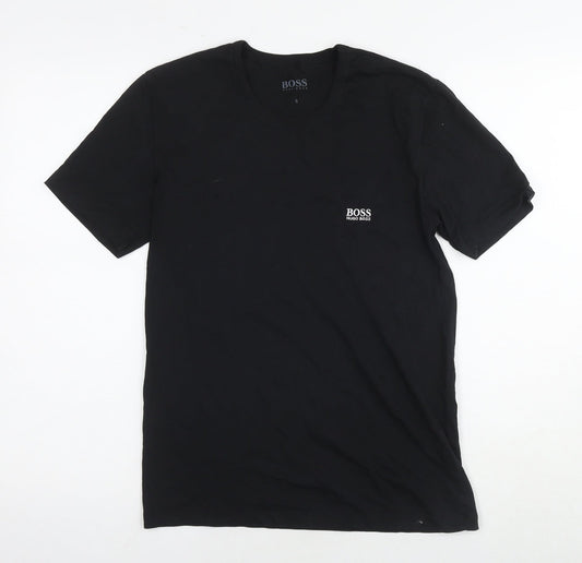 Mens UK Size S Boss Black  T-Shirt