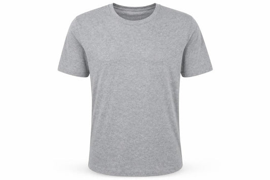 BOSS Mens Grey Cotton T-Shirt Size S Round Neck