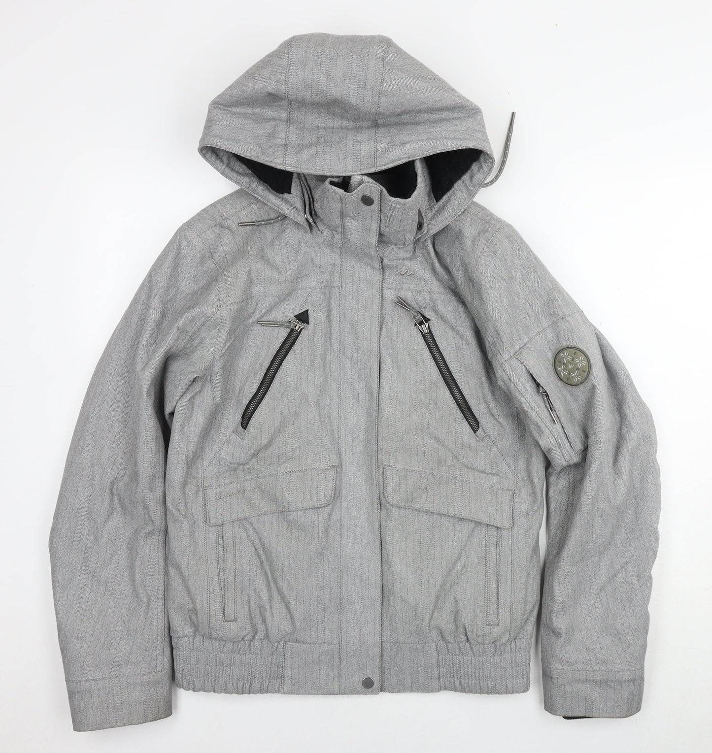 Mens UK Size M Quechua Grey Jacket