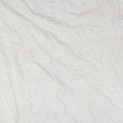 Womens UK Size 14 Disney Grey Basic T-Shirt
