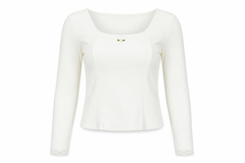 Womens UK Size S Cider Ivory Basic Blouse