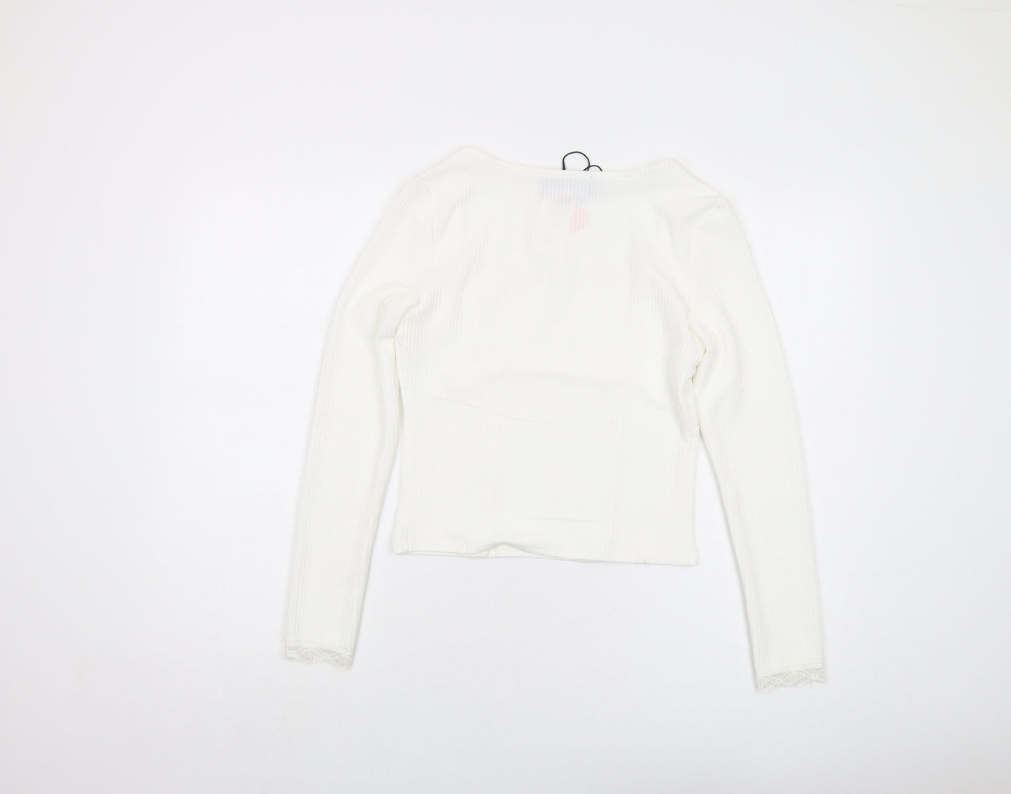 Womens UK Size S Cider Ivory Basic Blouse