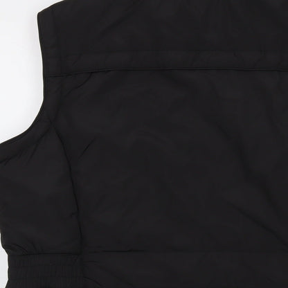 Maine Womens Black Jacket Waistcoat Size 14 Zip
