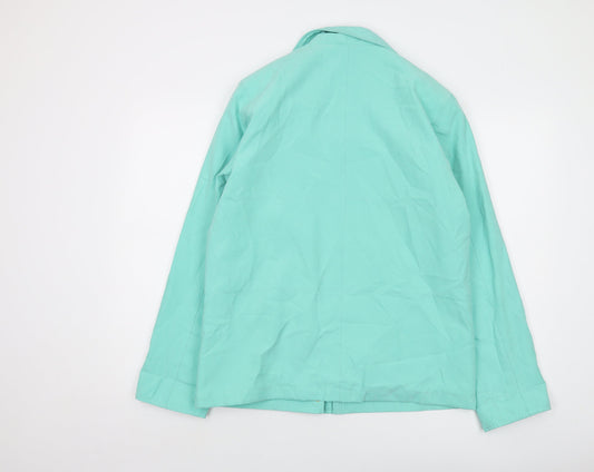 Womens UK Size 12 Finesse Green Jacket
