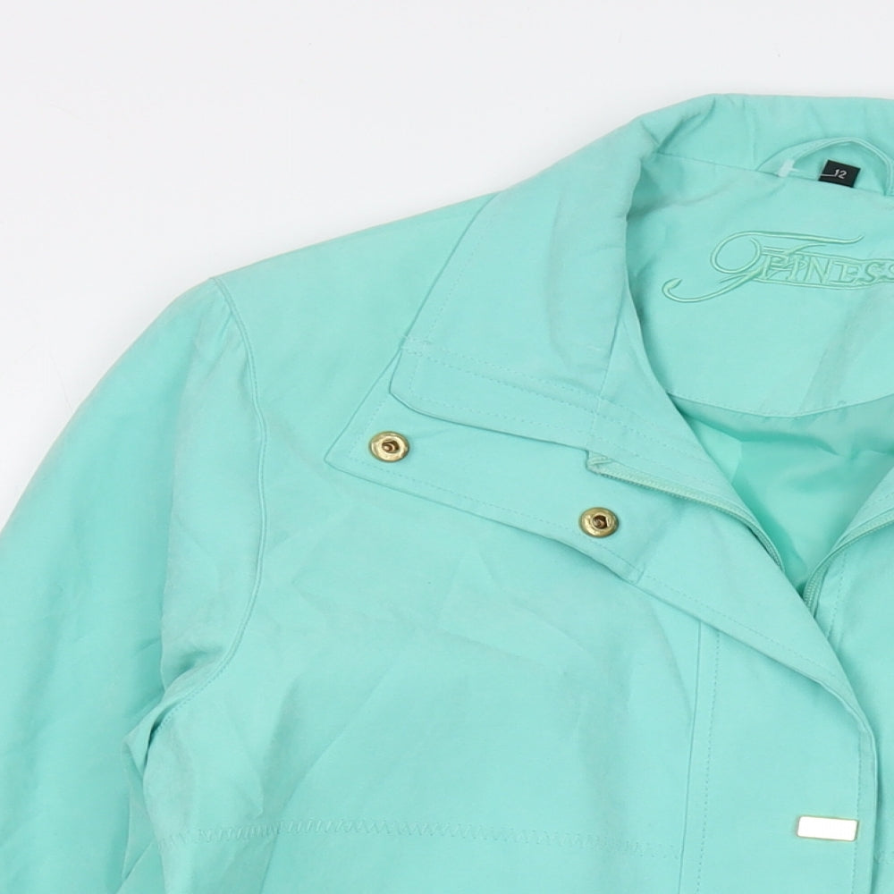 Womens UK Size 12 Finesse Green Jacket