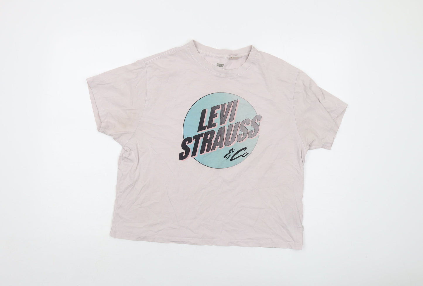 Womens UK Size S Levi's Pink Basic T-Shirt