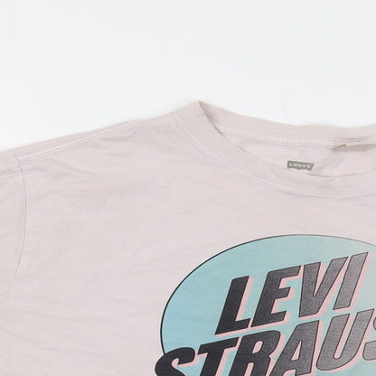 Womens UK Size S Levi's Pink Basic T-Shirt