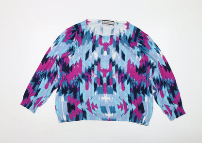 Womens UK Size 16 Paco Boutique Blue Pullover Jumper
