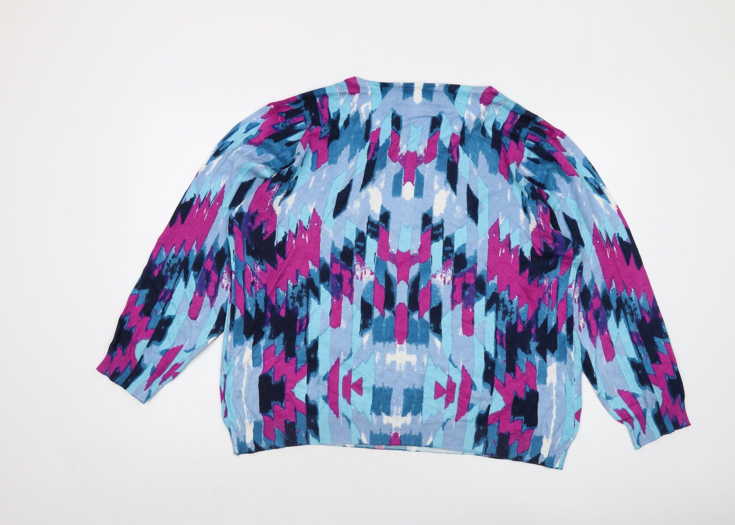 Womens UK Size 16 Paco Boutique Blue Pullover Jumper