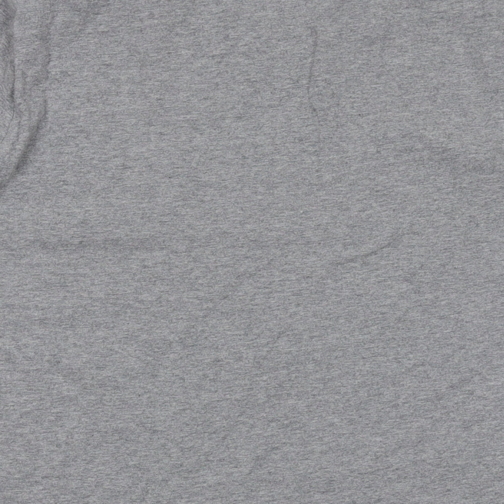 MINI Mens Grey Cotton T-Shirt Size L Crew Neck
