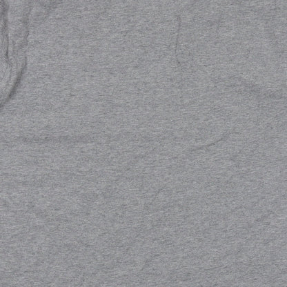 MINI Mens Grey Cotton T-Shirt Size L Crew Neck