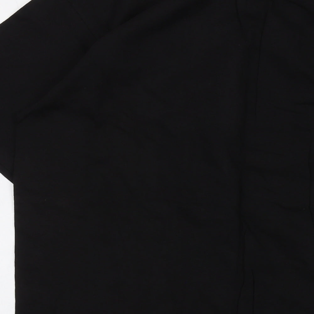 Alcatraz Mens Black Cotton T-Shirt Size L Crew Neck